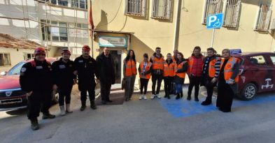 Özkanlar Sürücü Kursu’ndan tatbikat